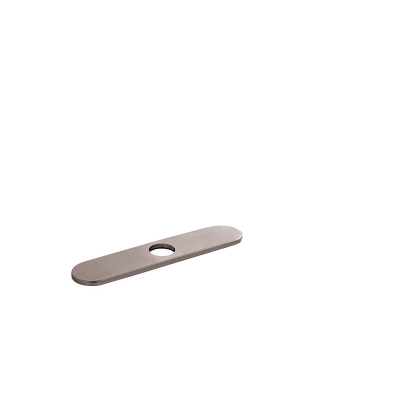 hansgrohe 11-inch Coordinating Base Plate Modern Easy Install in Stainless Steel Optic, 14019861