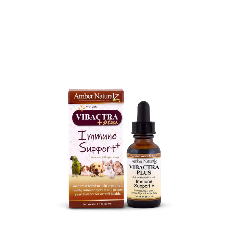 AMBER NATURALZ - VIBACTRA Plus - Immune Support Plus - for Petz - 1 Ounce - PawsPlanet Australia