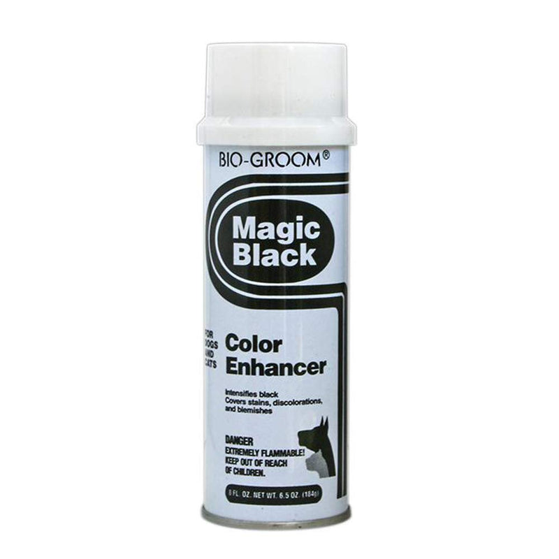 Bio-groom Magic Black Dog Shampoo - Dry Shampoo Spray, Dog Bathing Supplies, Puppy Wash, Cat & Dog Grooming Supplies, Cruelty-Free, Made in USA, Color Enhancing Dog Products - 5 oz 1-Pack - PawsPlanet Australia