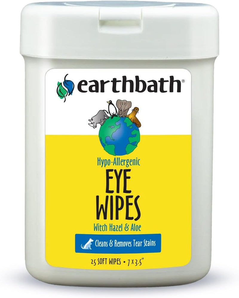 EARTHBATH Wipes for Dogs, Cats, Puppies and Kittens Pack of 1 Eye Wipes - PawsPlanet Australia