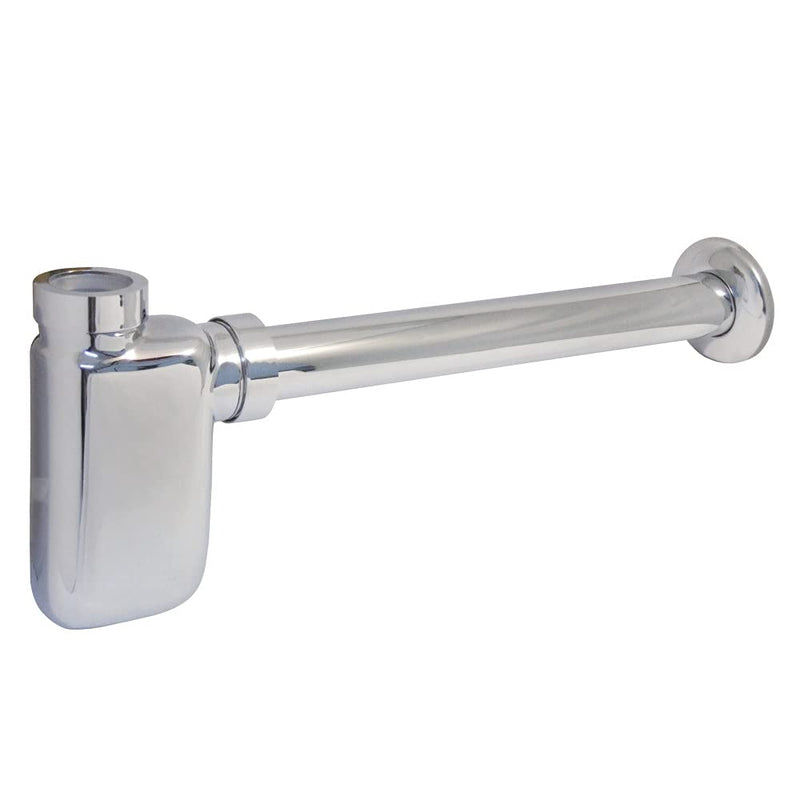 Kingston Brass DD8401 Fauceture Euro Bottle-Trap 12-Inch Vessel Sink Drain, Chrome Polished Chrome