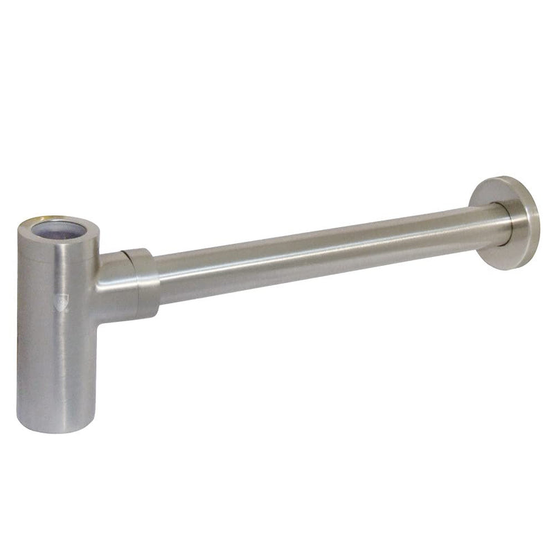 Kingston Brass DD8108 Fauceture Modern Bottle-Trap 12-Inch Vessel Sink Drain, Brushed Nickel