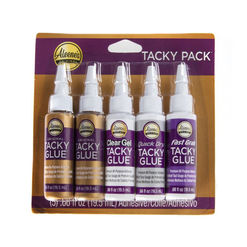 Aleene's 25115 Trial Pack Tacky Glue, 5pk Trial Tacky Pack