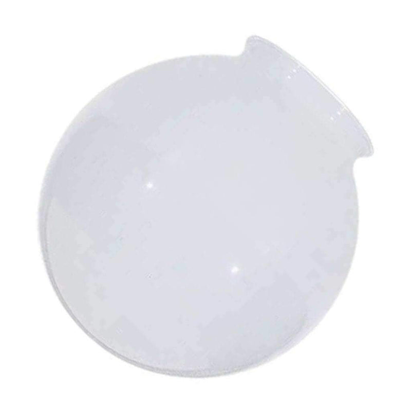 6-Inch White Glass Globe - 3-1/4-Inch Fitter Opening 6-Inch