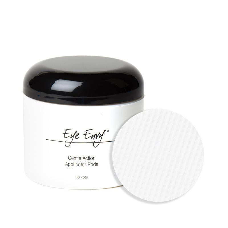 Eye Envy Gentle Action Dry Applicator Pads for Dogs and Cats. Use with Tear Stain Remover Solution. 30 Count with Reusable Jar. Waffle-Like Texture Gently Cleans. Lint Free, Non-Absorbent