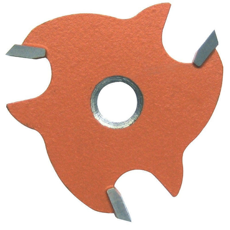 CMT 823.364.11 3-Wing Slot Cutter with 45-Degree Bore, 1/4-Inch Cutting Length and 5/16-Inch Bore