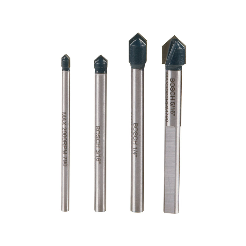 BOSCH GT2000 4-Piece Carbide Tipped Glass Assorted