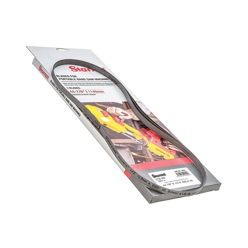 Starrett Univerz Portaband Bi-Metal Band Saw Blade 3 ft. 8 7/8" Portaband Bi-Metal PB TPI - Includes 3 Blades - BM10