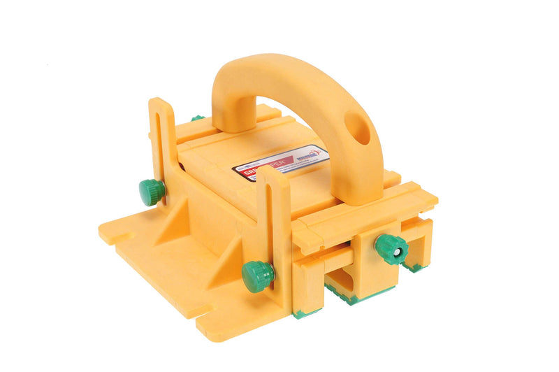 MICROJIG GRR-RIPPER GR-100 3D Table Saw Pushblock, Yellow Base