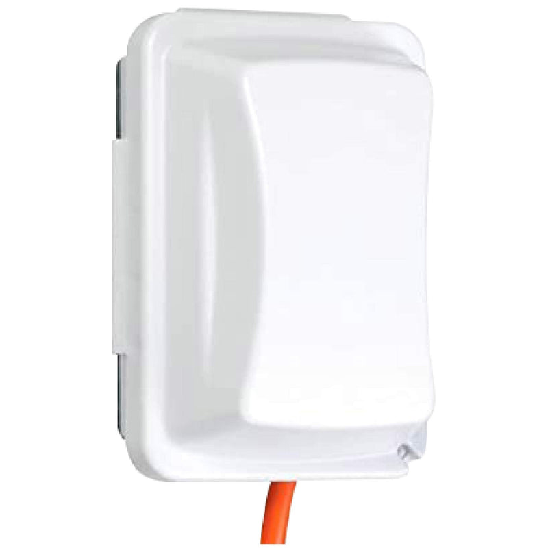 TayMac MM410W Single-Gang Horizontal/Vertical Mount Weatherproof In-Use Cover, 16 in 1, 2.75 in, White 1 Gang Standard