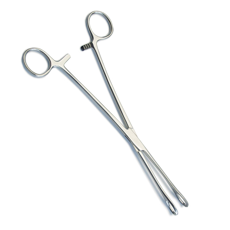 Grafco Foerster Sponge Forceps, Curved & Serrated Tips, 9.5" Long, 2734 Curved - Serrated