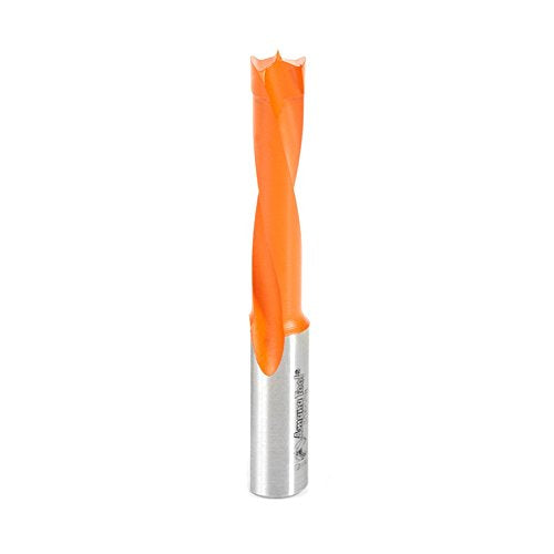 Amana Tool - 306008 Carbide Tipped Brad Pt. Boring Bit L/H 8mm Dia x 70mm Long x 10mm Sh