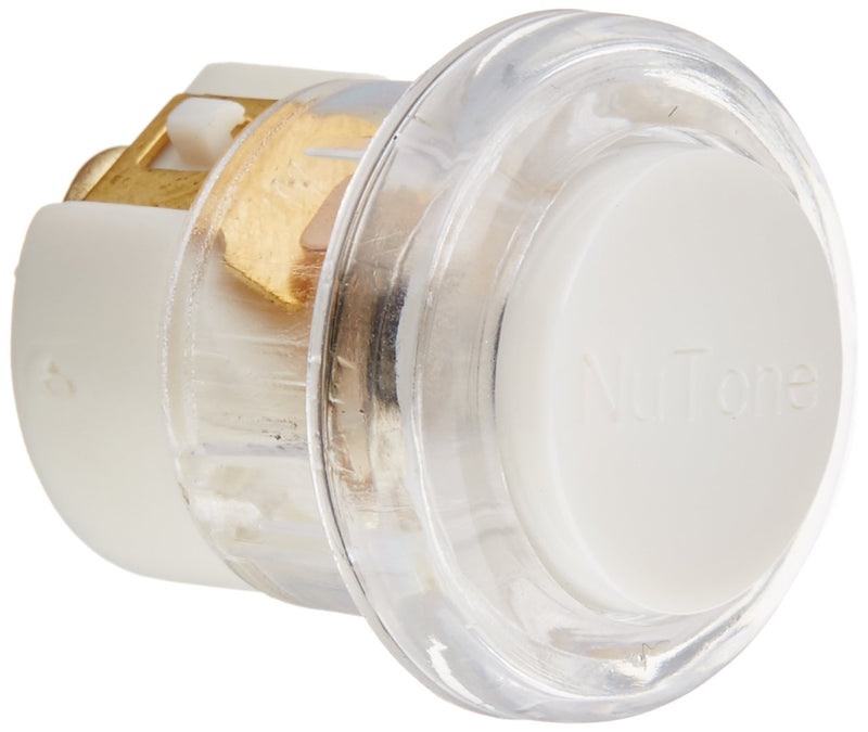 Broan-NuTone PB18LWHCL Doorbell Kit, Clear/White