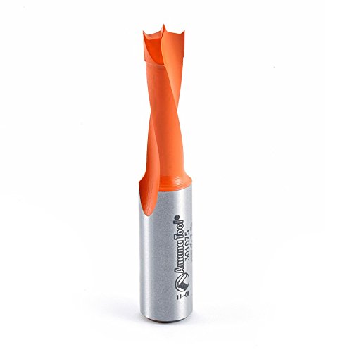 Amana Tool - 301075 Carbide Tipped Brad Pt. Boring Bit L/H 7.5mm Dia x 57mm Long x 10mm