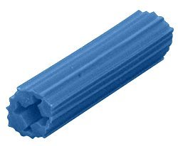 CRL 5/16" Hole 1" Length 14 or 1/4" Screw Expanding Plastic Screw Anchors - Package of 100