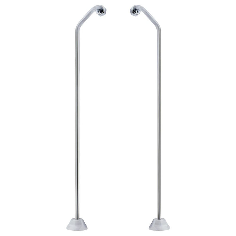 Kingston Brass CC471 Vintage Double Offset Bath Supply, 25-Inch, Polished Chrome