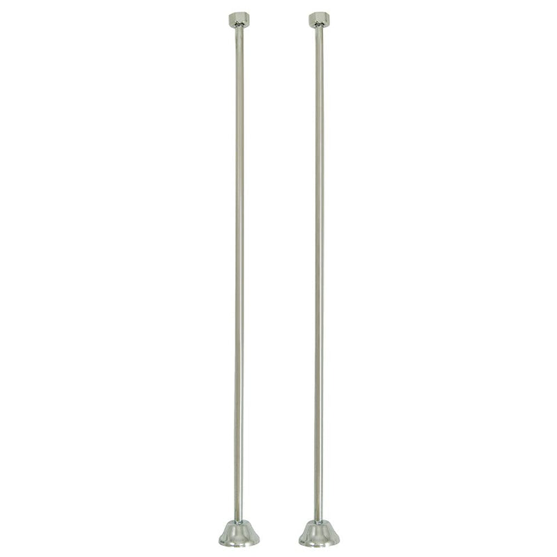 Kingston Brass CC481 Vintage Straight Bath Supply, 29-Inch, Polished Chrome