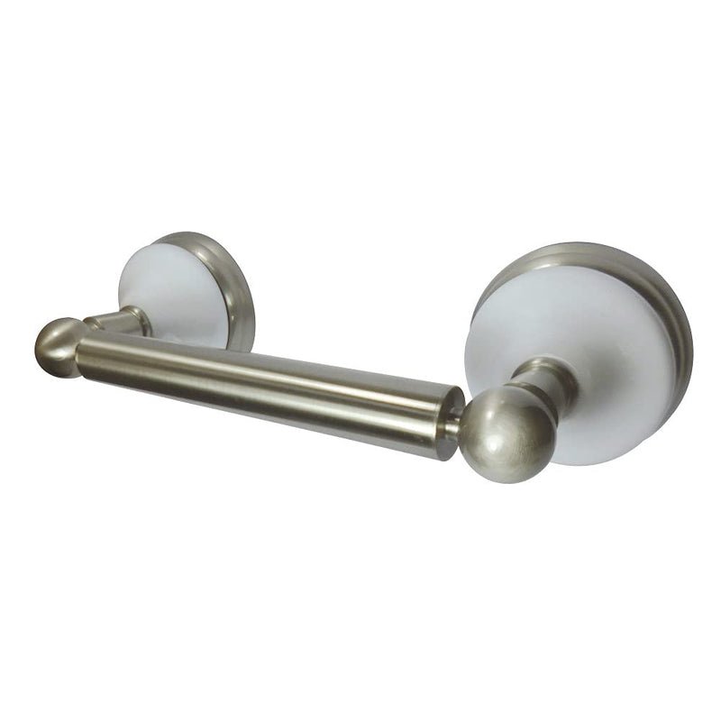 Kingston BA1118SN Victorian Toilet Paper Holder, Brushed Nickel