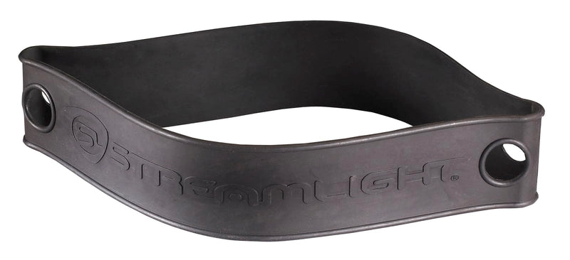 Black Rubber Helmet Strap One Size
