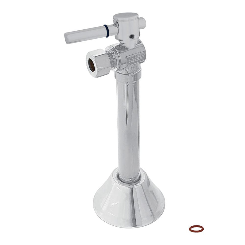 Kingston CC83201DL O.D. Comp Angle Shut-Off Valve, Polished Chrome