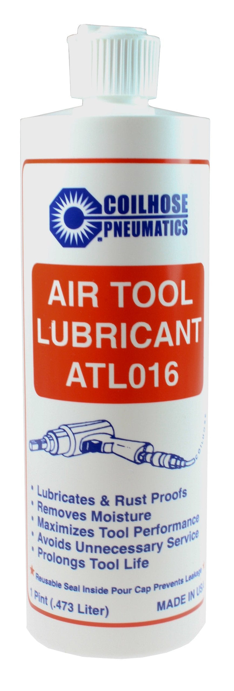 Coilhose Pneumatics ATL016 Air Tool Lubricant, 16-Ounce Bottle ATL016 Lubricant