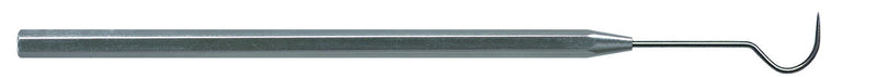 Moody Tools 55-1754 Stainless Steel Precision Probe with Hook Tip #23, 25mil, 6-1/4" Overall Length