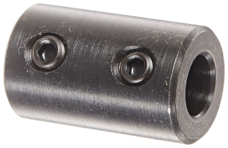 RC-031 Black Oxide Plated Mild Steel Rigid Coupling, 5/16" Bore, 5/8" Outside Diameter, 1" Length, #10-32 x 1/8" Set Screw 1 Count (Pack of 1) - NewNest Australia