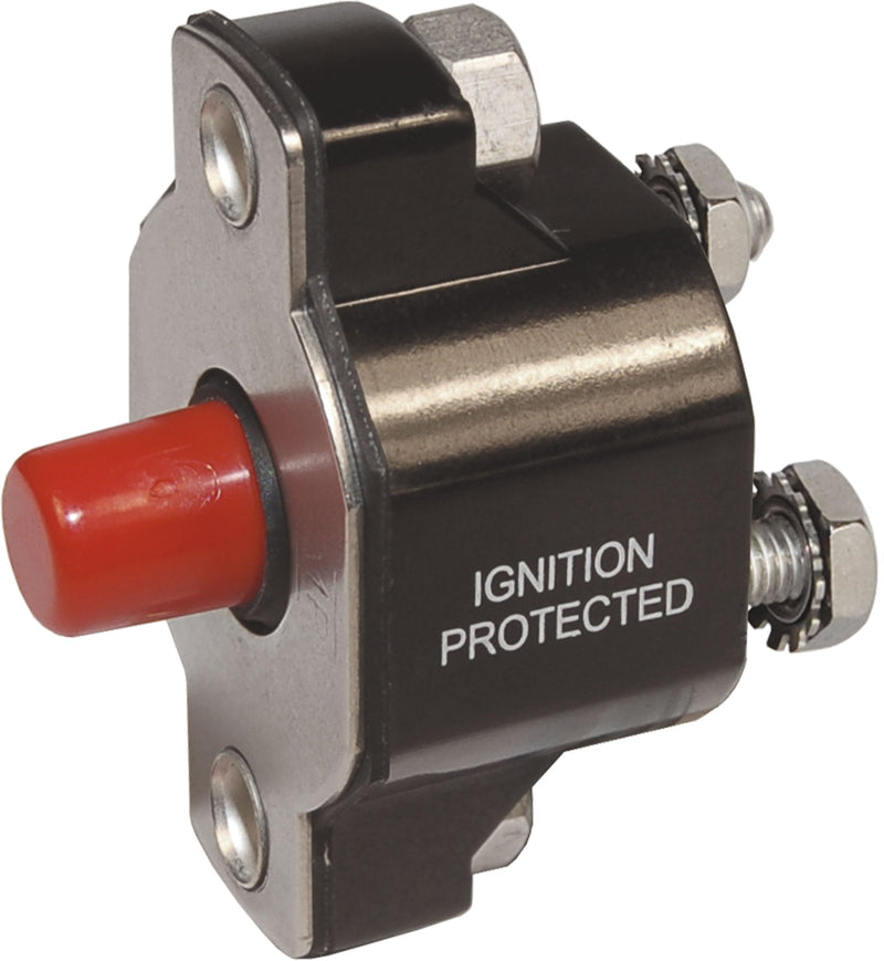 Blue Sea Systems Medium Duty Push Button Circuit Breakers 40a DC