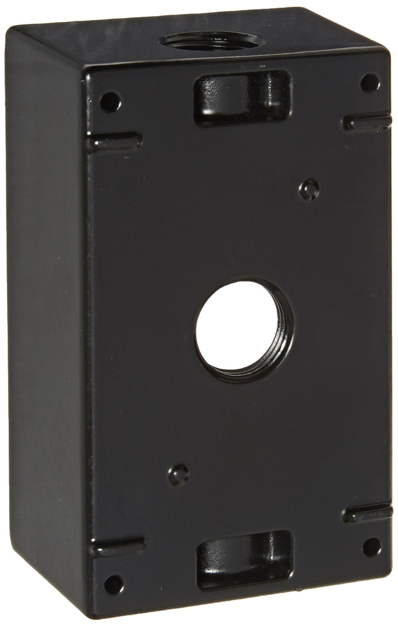 RAB Lighting RAB B3B Weatherproof Outlet Box, Black