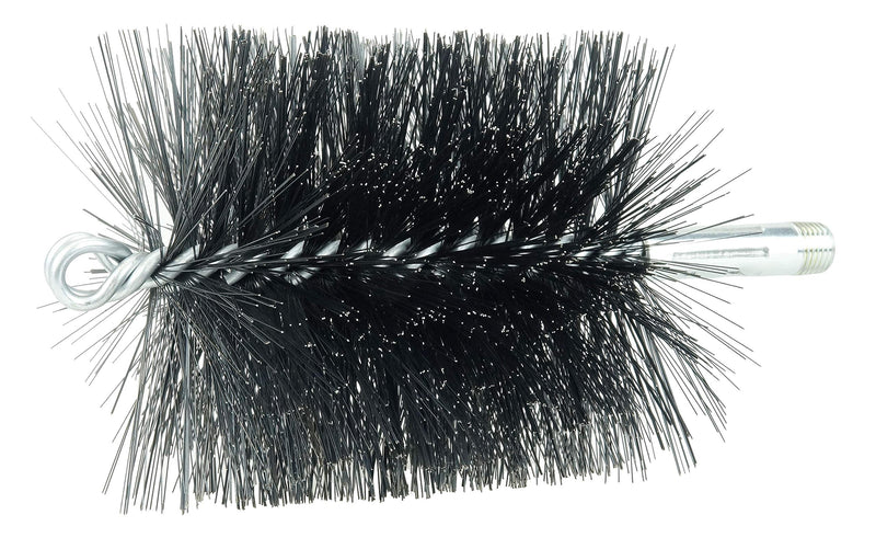 Weiler 44169 4" Double Spiral Flue Brush, .012 Steel Fill, Made in The USA 4"