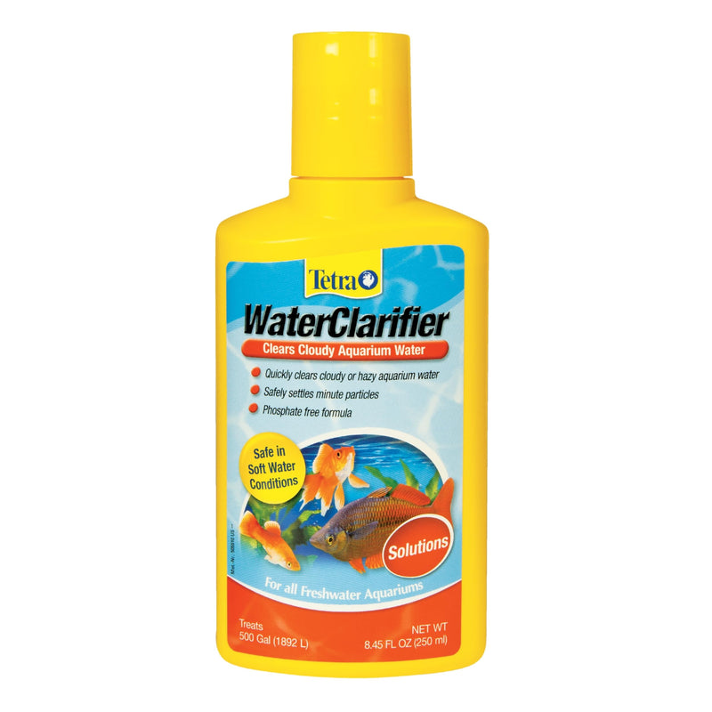 Tetra Water Clarifier, Aquarium Treatment Solution, 8.45 oz, Clears Cloudy Aquarium Water, Safe to Use with Fish and Plants, For Fresh Water 8.84 oz