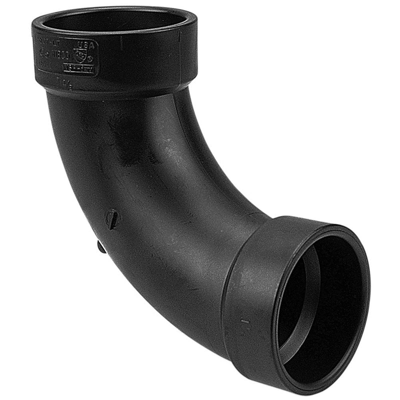 NIBCO - I05705H U5807LT 2 HXH LONG TURN ELB ABS, Black, 2" (U5807LT2) 2 Inch 1