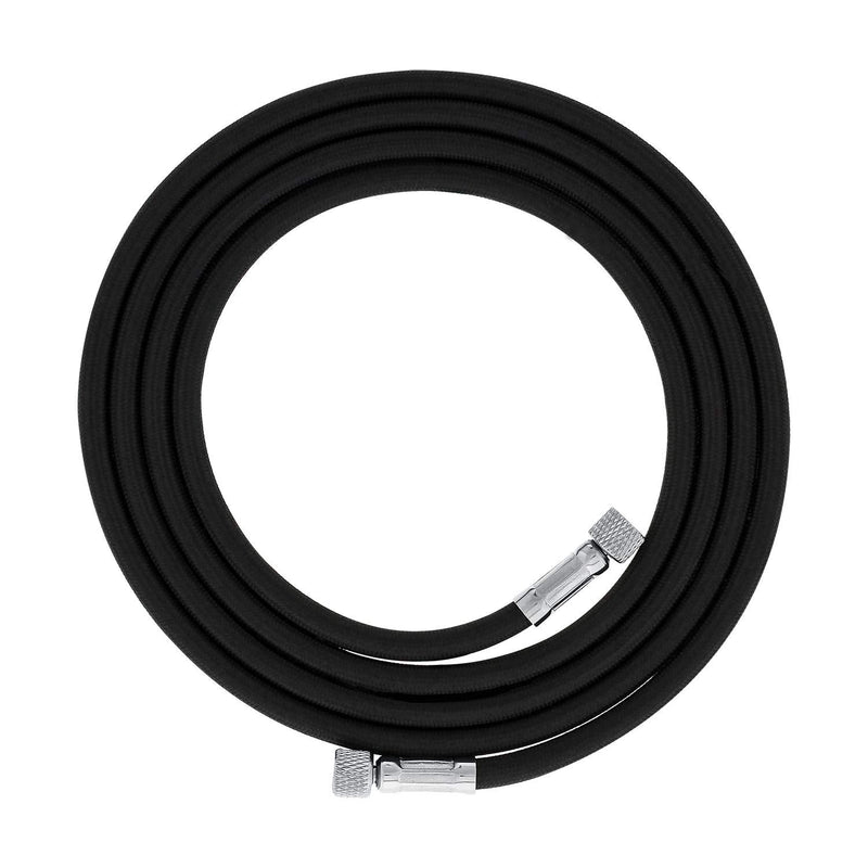 Master Airbrush Premium 10 Foot Nylon Braided Airbrush Hose with Standard 1/8" Size Fittings on Both Ends (Hose Color May Vary) 10' (1/8" Fittings)
