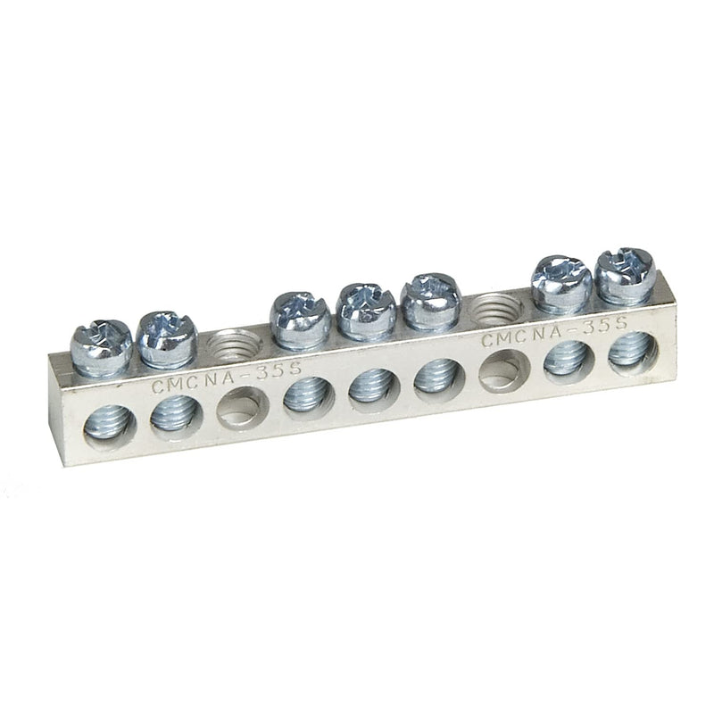 Square D - PK7GTACP 7 Terminal Ground Bar Kit, Metallic