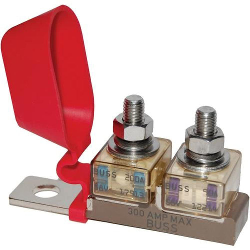 Blue Sea Systems 2151 Dual MRBF Terminal Fuse Block - 30 to 300A Terminal Mount Double Fuse