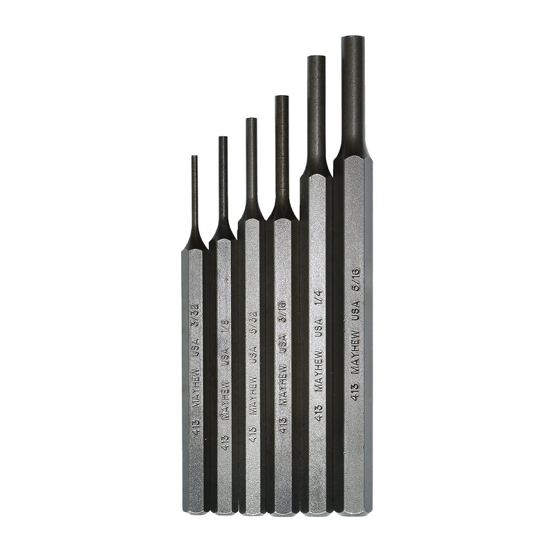 Mayhew 76075 Pin Punch Kit, 6-Piece