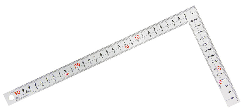 Shinwa Sokutei 10451 Curved Scale, Thick Wide Width for Construction, Ironworking, Front and Back Scale, 8 Tiers, Silver, 11.8 inches (30 cm) 11.8 inches (30 cm), Same Scale on Front and Back, 8 Tier Scale in cm