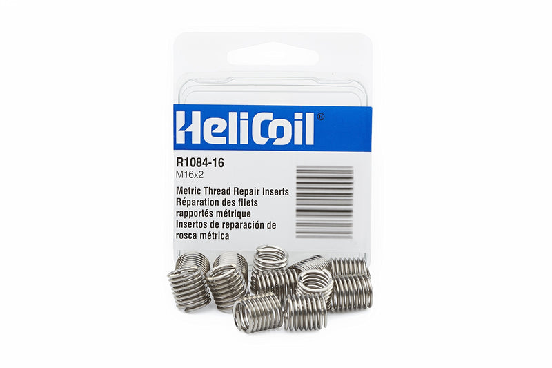 Helical Insert, 304SS, M16x2, PK6