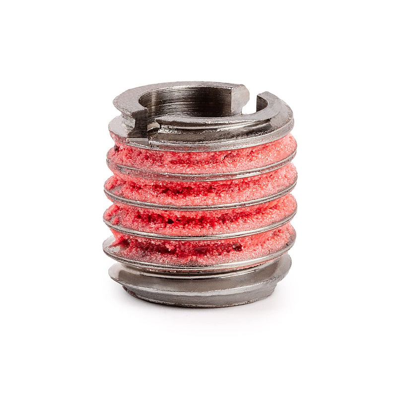 E-Z Lok Externally Threaded Insert, 303 Stainless Steel, M3-0.5 Internal Threads, M6x1.0 External Threads, 6.48mm Length, Made in US (Pack of 5) M3-0.5 IT, M6x1.0 ET, 6.48mm L Pack of 5