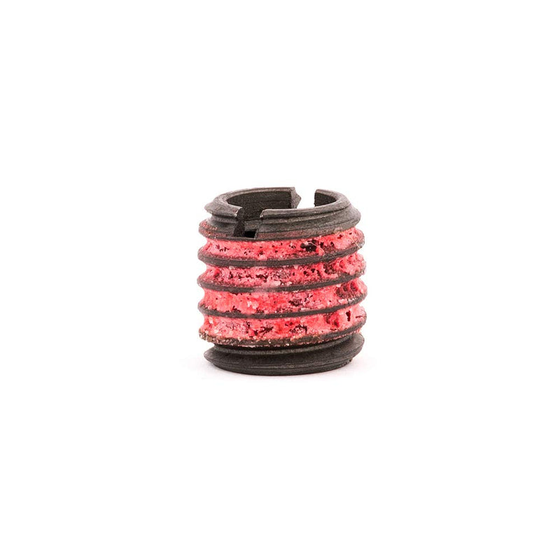 E-Z LOK Threaded Insert for Metal 12L14 Carbon Steel Thread Inserts 5/16-24 Internal Threads, 1/2-13 External Threads, 0.484 Length Pack of 10