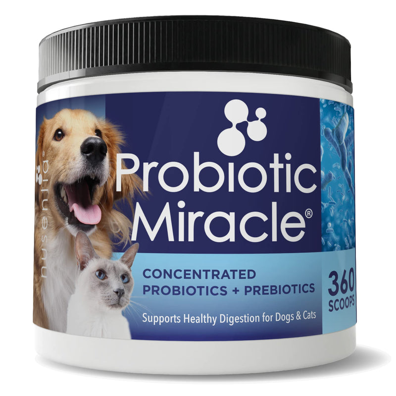 NUSENTIA Probiotic Miracle Dog Probiotics for Dogs (Up to 360 Servings) - PawsPlanet Australia