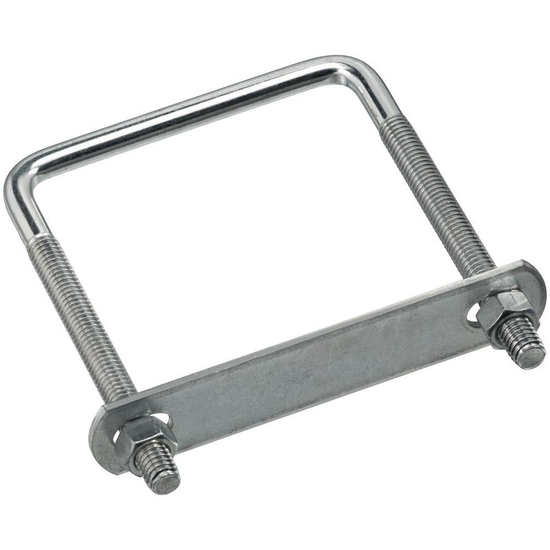 National Hardware N245-001 2192BC Lumber Size Square U Bolt in Zinc plated,3/8" x 3-5/8" x 5" 3/8" x 3-5/8" x 5"