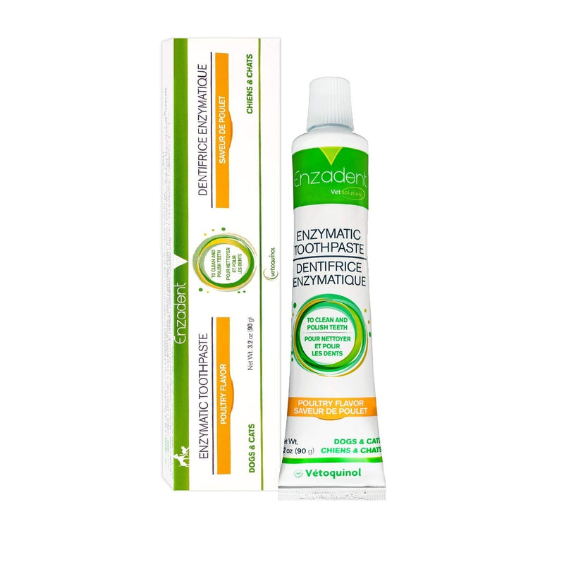 Vetoquinol Enzadent Enzymatic Toothpaste for Cats & Dogs – 3.2 oz, 3.17 Ounce (Pack of 1) - PawsPlanet Australia
