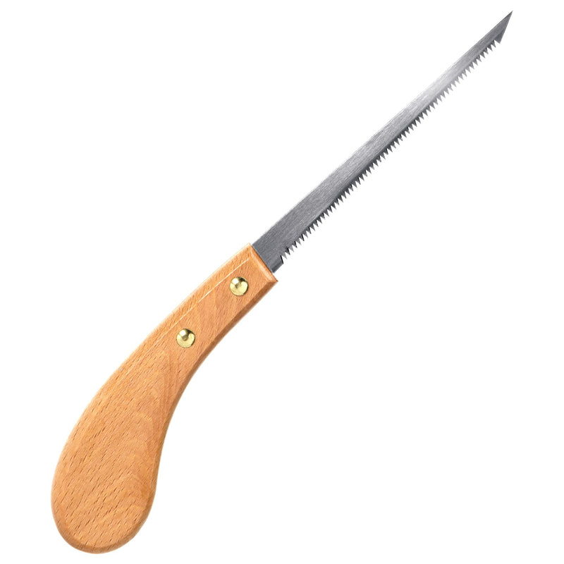 KAKURI Japanese Keyhole Saw for Woodworking 4-3/4" Made in JAPAN, Japanese Hand Pull Jab Saw Tool for Precision Cutting, Curved Cutting, Razor Sharp Japanese Steel Blade, Wood Handle Pull Saw 4-3/4"