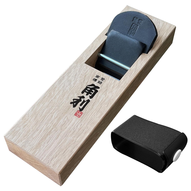 KAKURI Hand Plane 42mm for Woodworking, KANNA Japanese Block Plane Manual Hand Planer Tool for Chamfering and Smoothing, 7.0 x 2.1 x 1.6 inches, White Oak Body, Made in JAPAN Japanese Wood Plane 42 mm