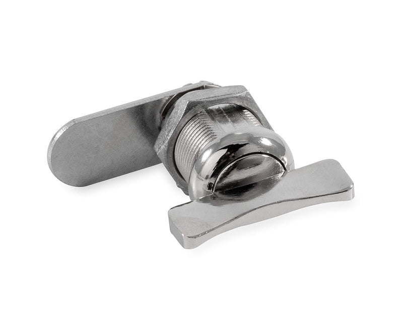 Camco 44323 7/8" Thumb Operated Offset Cam Lock, Multicolor 7/8 Inch