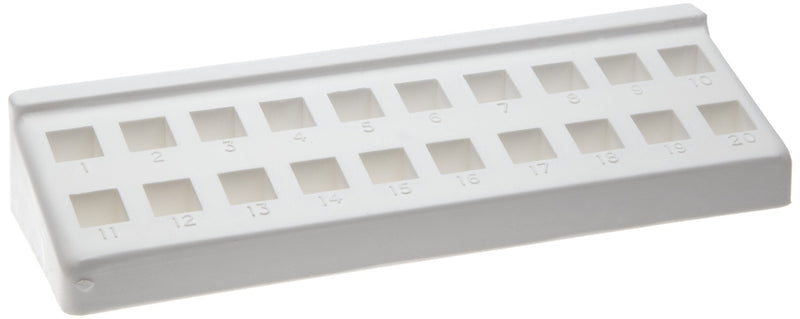SP Bel-Art Spectro Cuvette Rack; For 10mm Cuvettes, 20 Places (F18515-0000) 1 Count (Pack of 1)