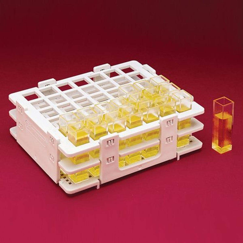 SP Bel-Art No-Wire Cuvette Rack; For 10mm Cuvettes, 42 Places (F18520-0000)