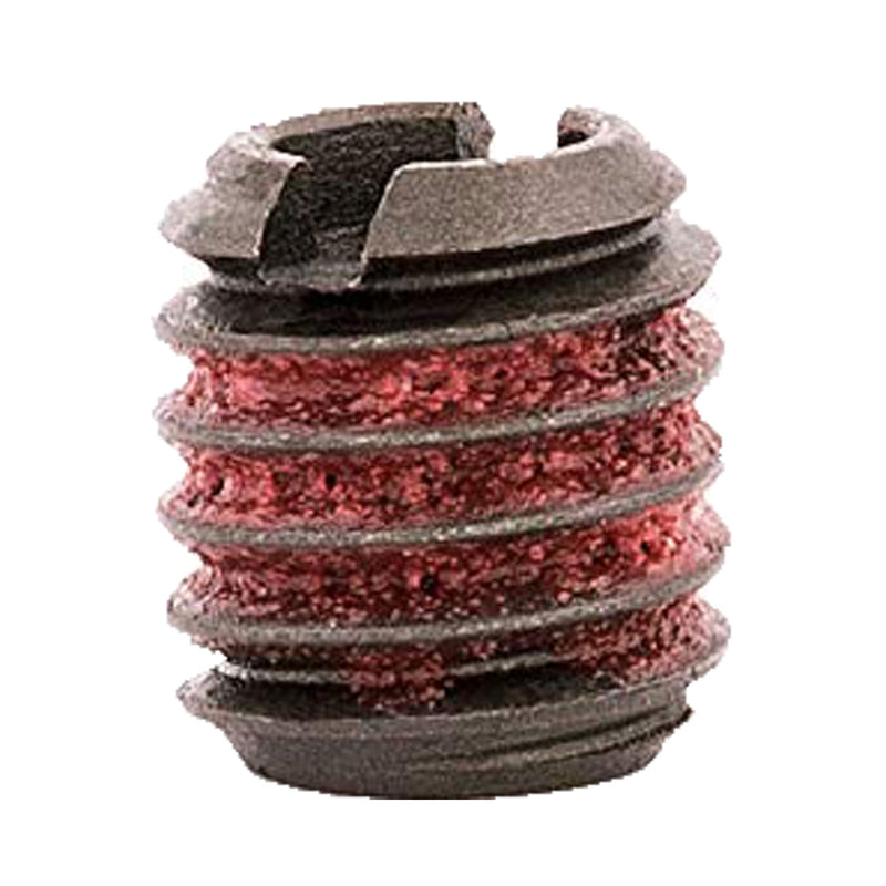 E-Z LOK - 329-006 E-Z Lok Externally Threaded Insert, C12L14 Carbon Steel, Meets AISI 12L14, #6-32 Internal Threads, 1/4"-20 External Threads, 0.280" Length, Made in US (Pack of 10)