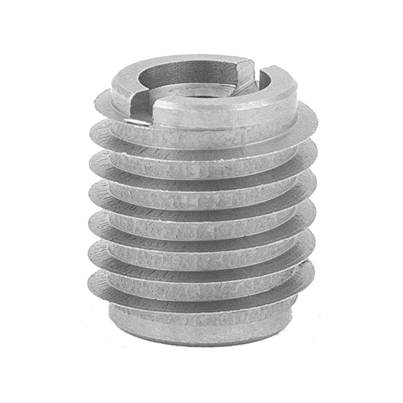 E-Z LOK Knife Threaded Insert for Hard-Wood, Stainless Steel Thread Inserts 10-24 Internal Threads, 0.500" Length (Pack of 10)